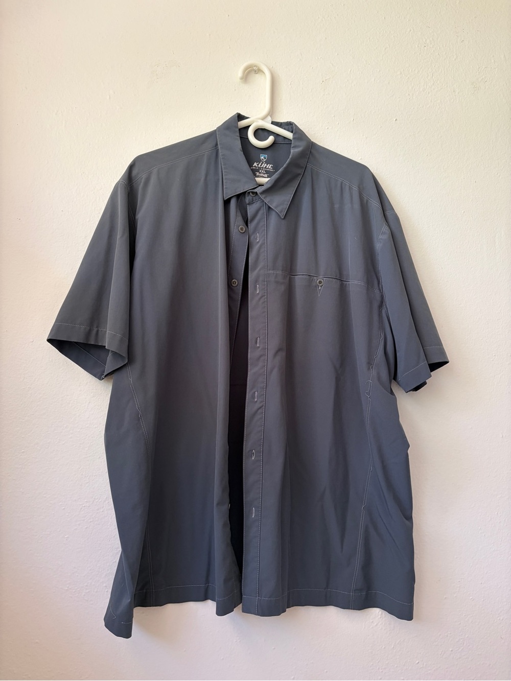 Kühl Men's Short Sleeve Button-Up Shirt - Slate Blue